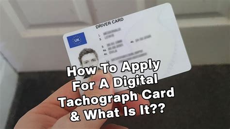 www.gov.uk apply driver digital tachograph card